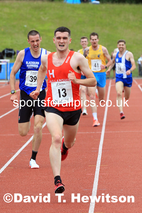 Senior mens 5000 metres, 2022 Northern Senior and Under-20 Champs., Wavertree Athletics Centre, Liverpool. Photo: David T. Hewitson/Sports for All Pics